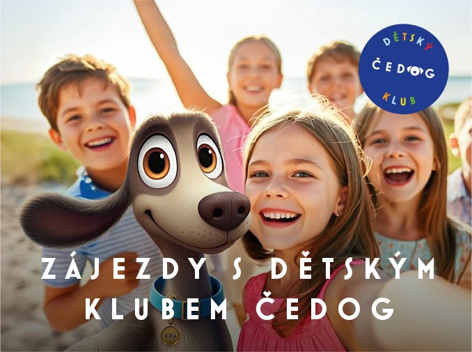 Zájezdy s Dětským klubem ČEDOG