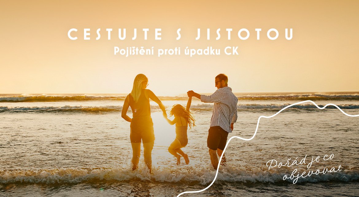 Vaše dovolená je s námi v bezpečí Hlavička
