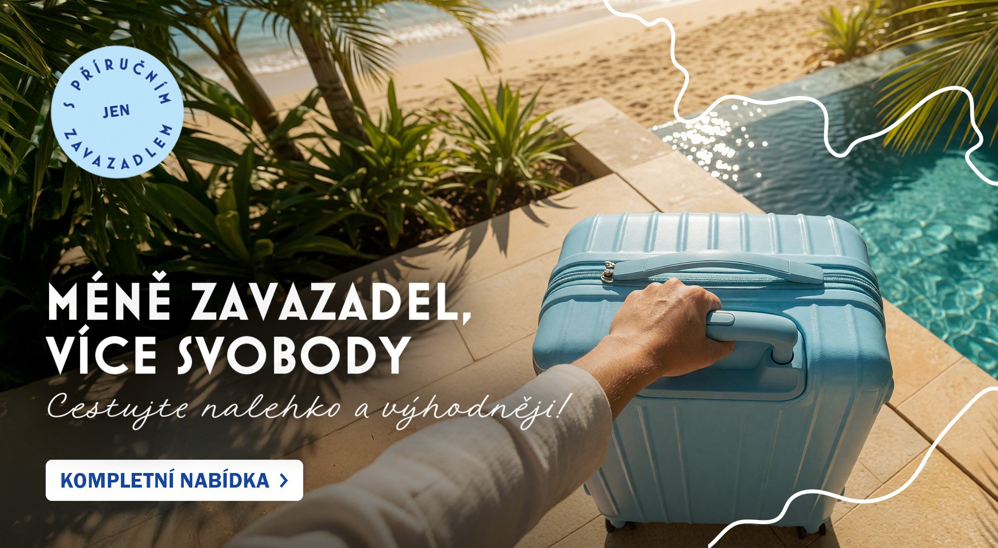 Jen s příručním zavazadlem