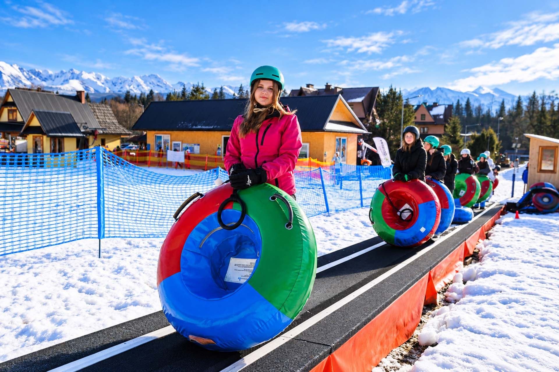 Zimowisko bez nart snowtubing