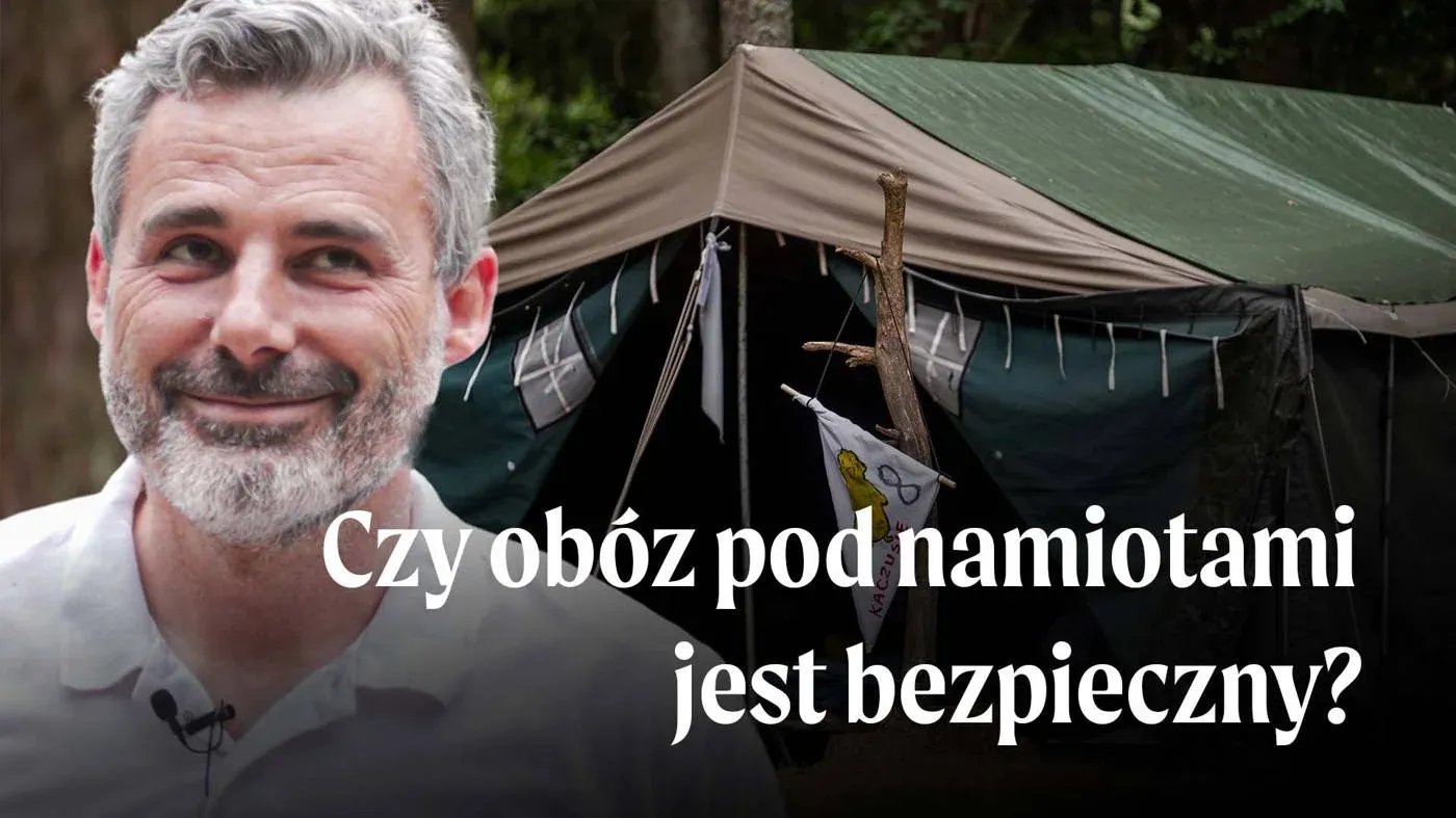 Jak wygląda obóz pod namiotami?