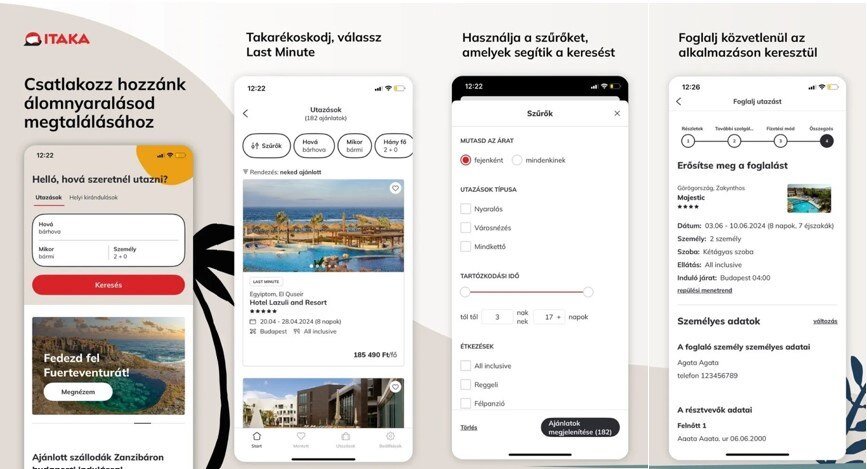 Tökéletes nyaralás az ITAKA utazás app segítségével