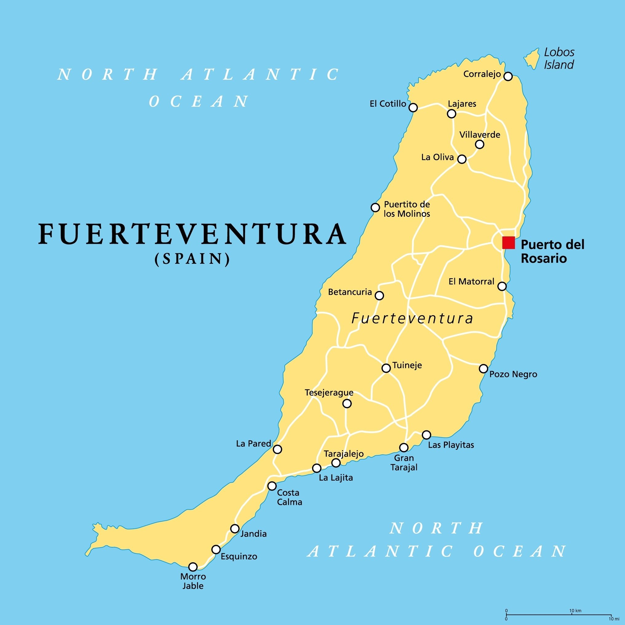 Fuerteventura utazási tippek: a sziget melyik felére érdemes utazni?