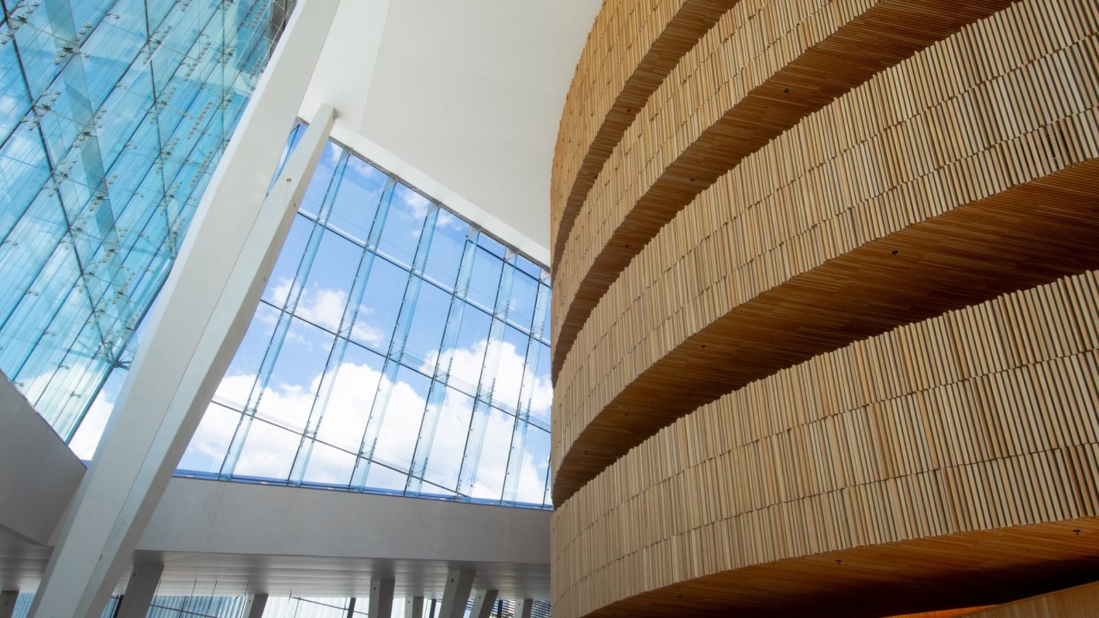 Opera w Oslo wewnątrz