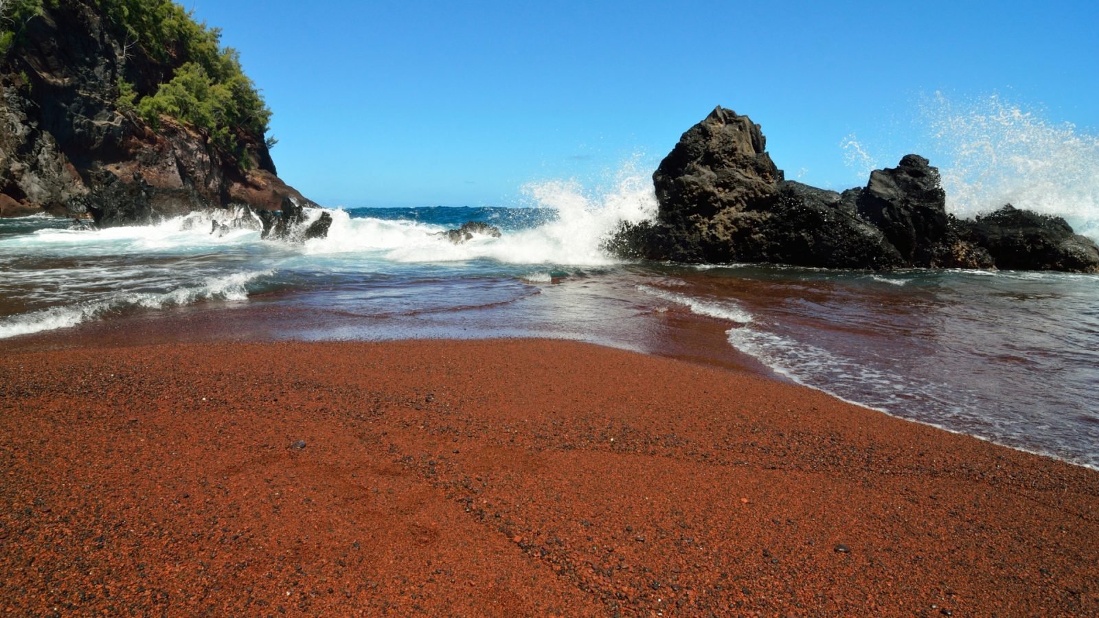 Plaża Kaihalulu - wyspa Maui, Hawaje