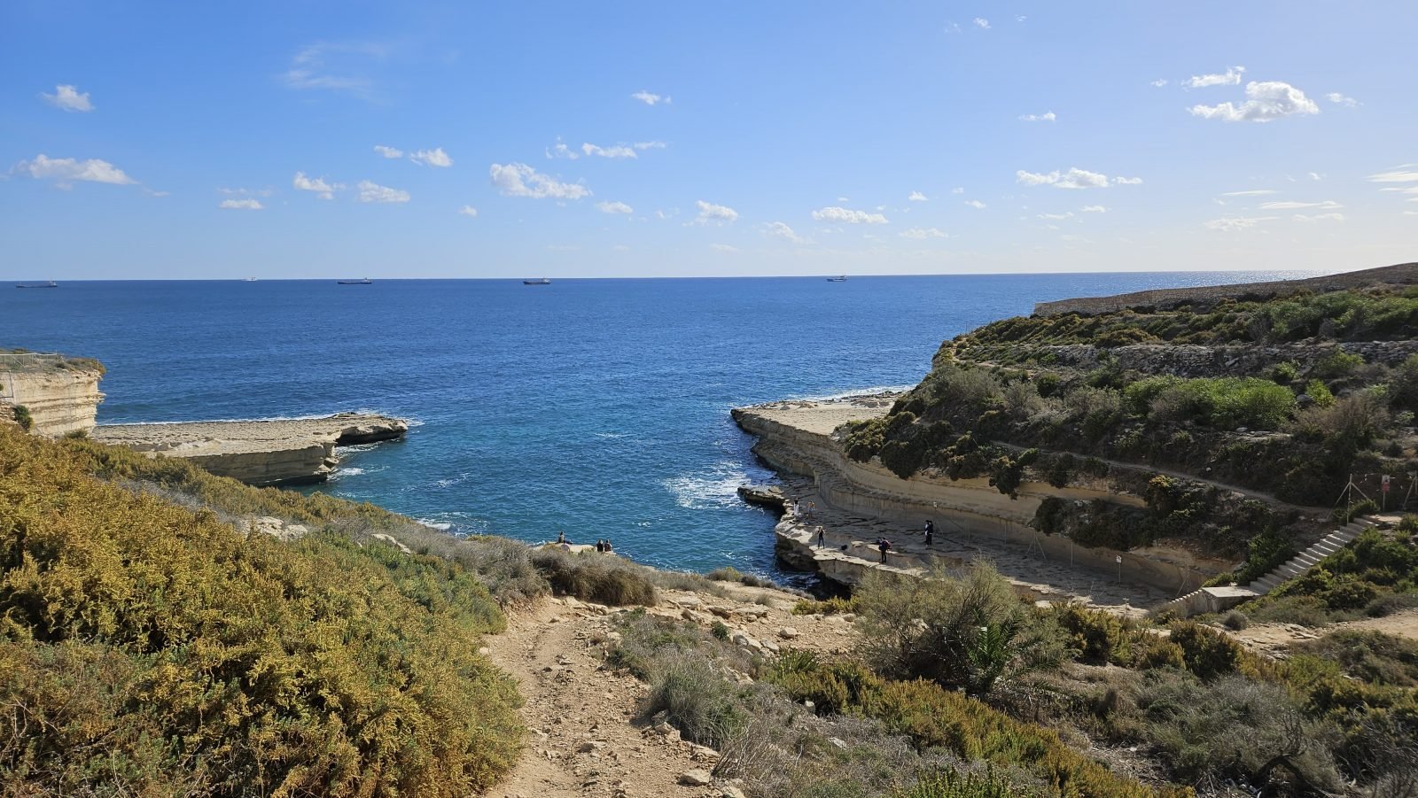 Naturalny basen Malta - St. Peters pool