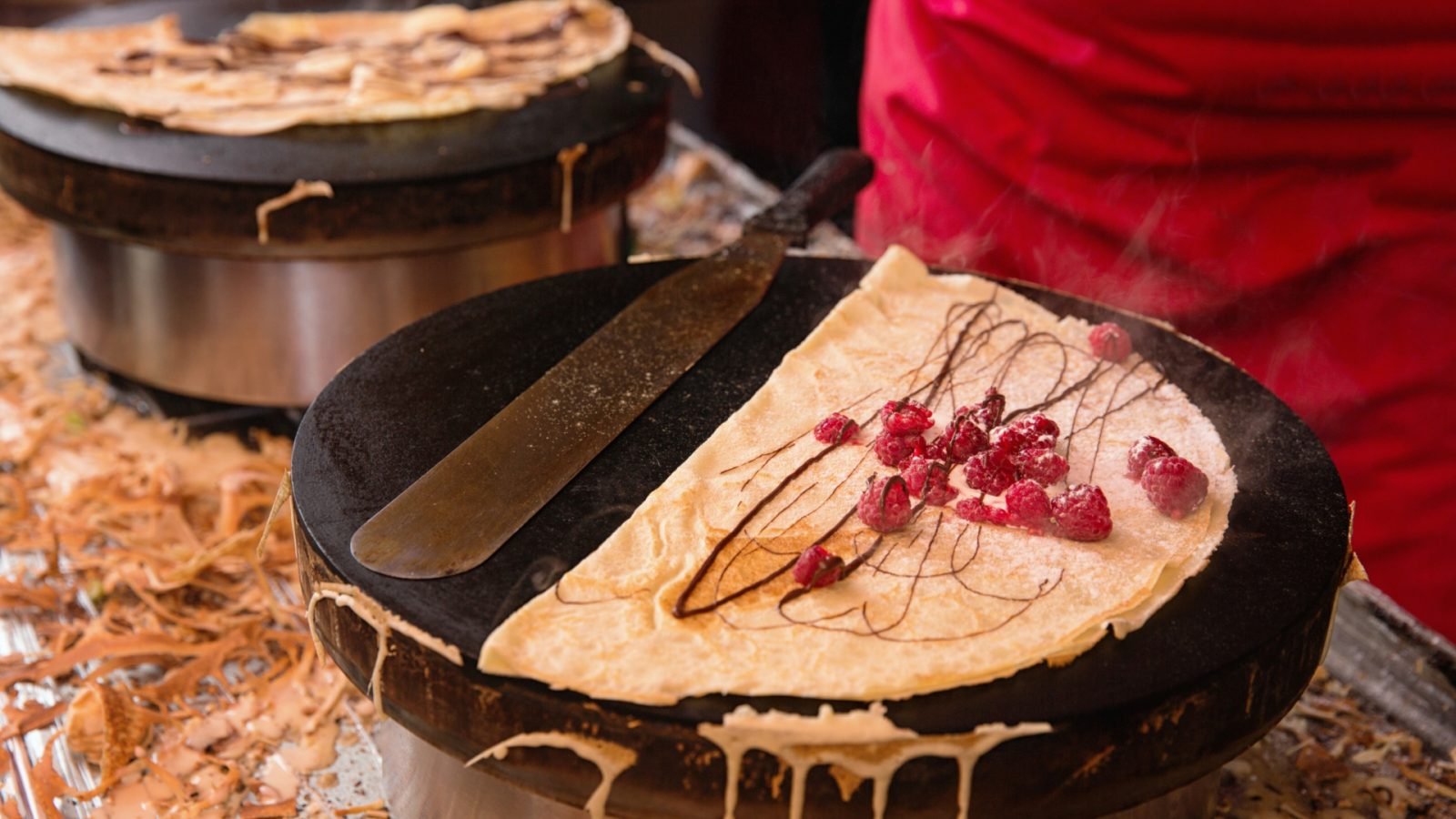 francuskie naleśniki z kremem kasztanowym