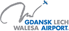 Logo lotniska w Gdańsku