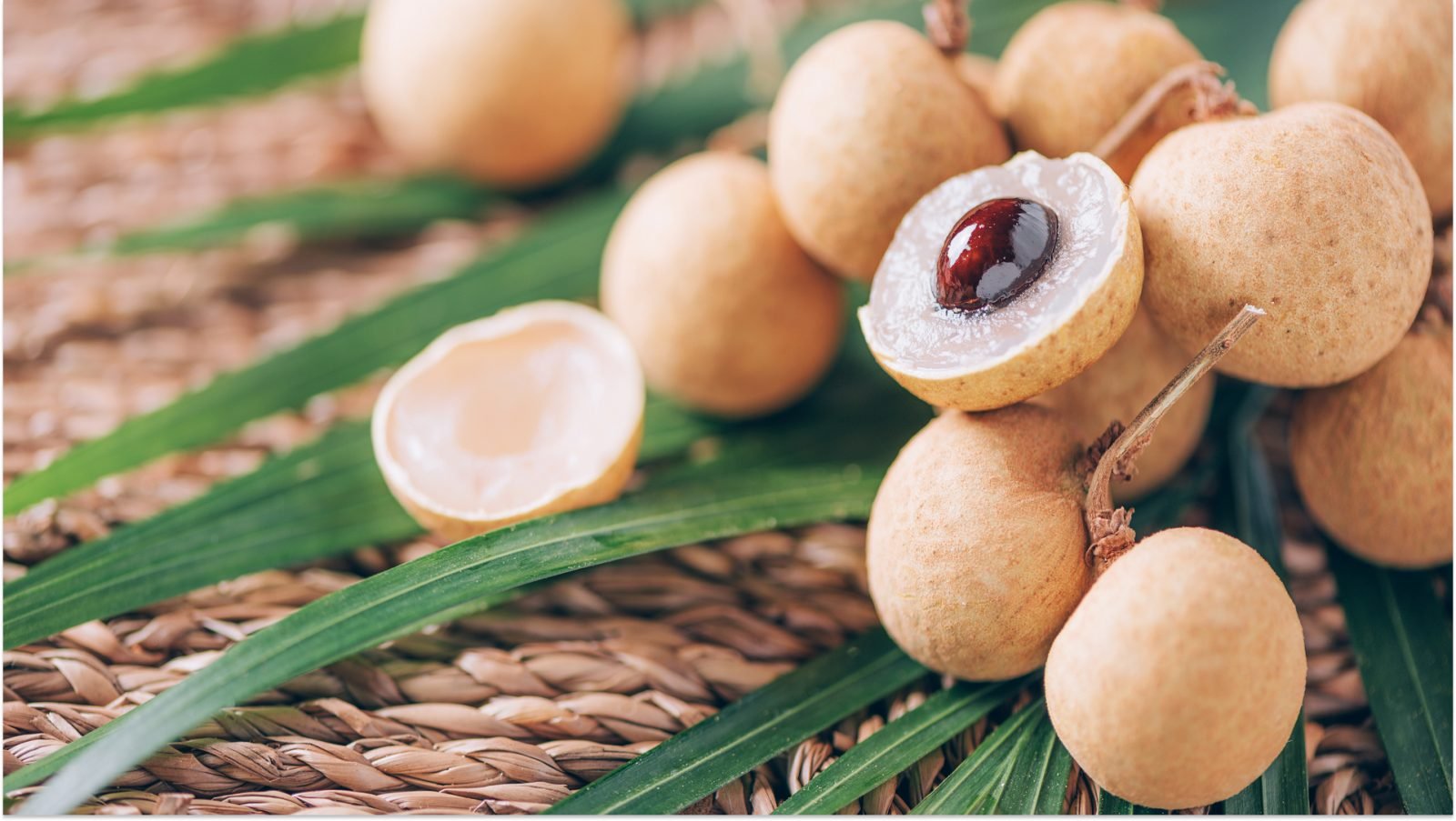 Longan - małe, brązowe owoce, podobne do liczi