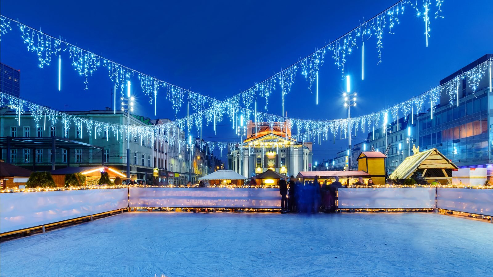 Lodowisko łyżwiarskie w Katowicach