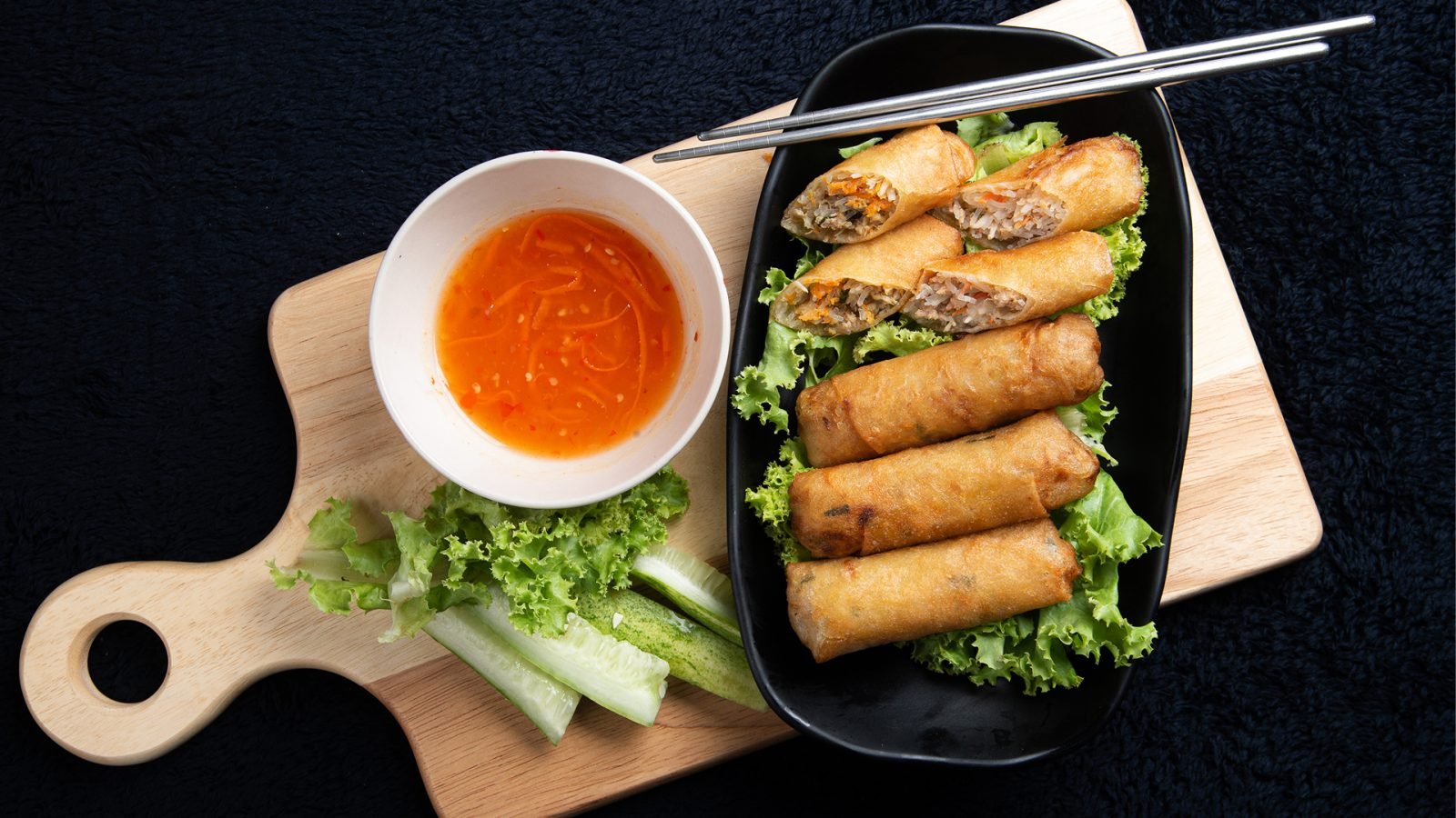 Cha gio - smażone sajgonki z sosem rybnym