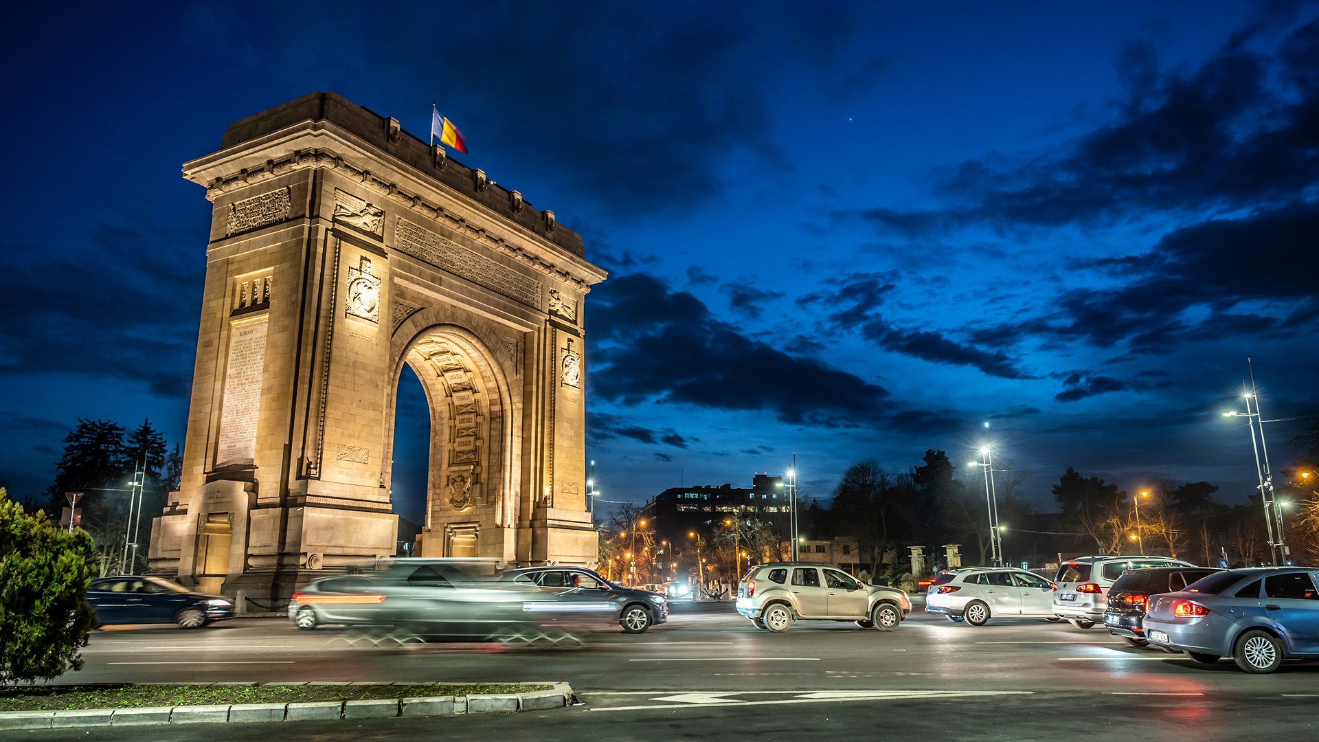 The Arc de Triomphe in Bucharest