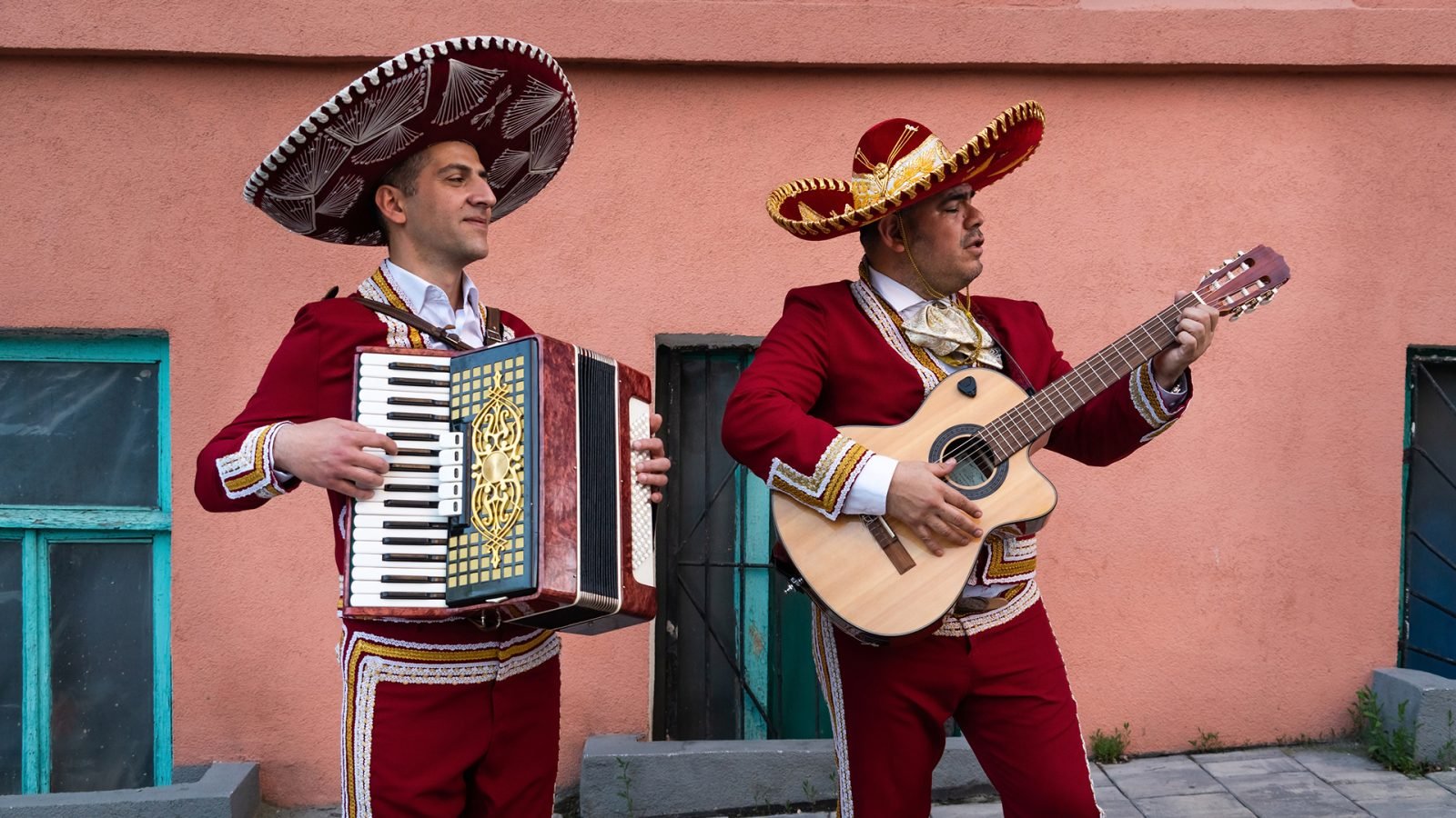Śpiewacy meksykańscy Mariachi