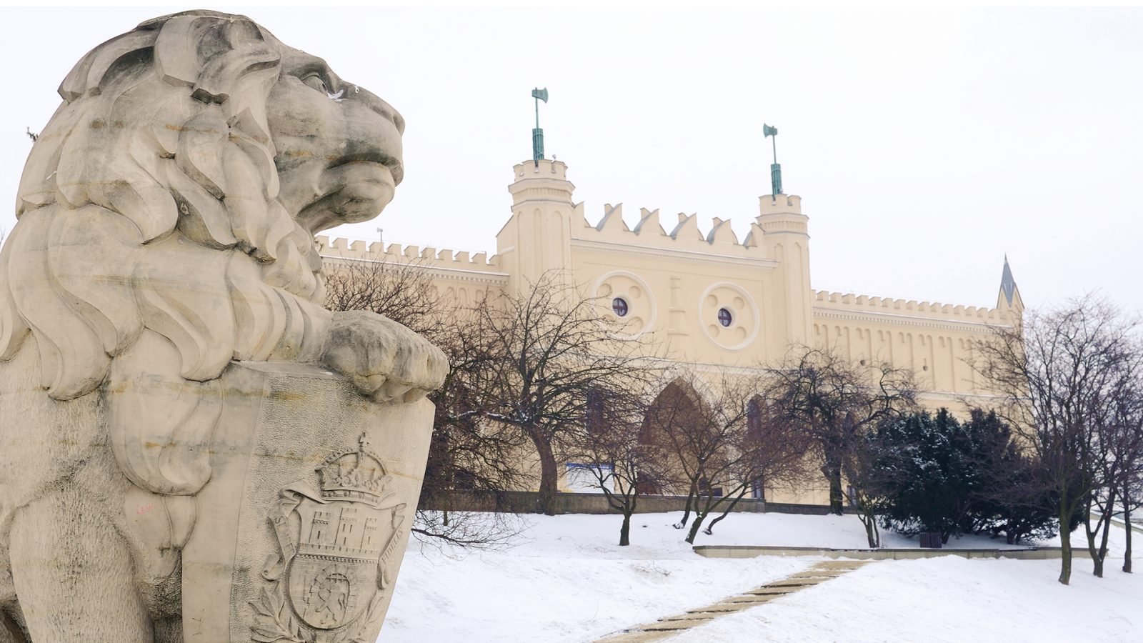 Zamek Lubelski zimą