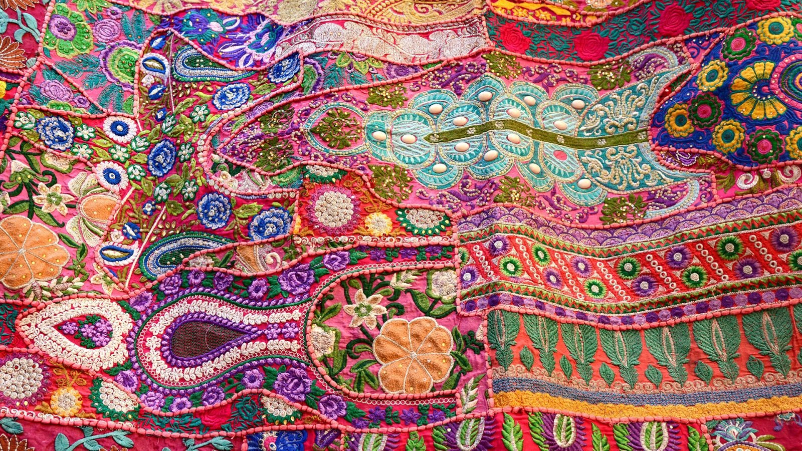 Wzorzysty szal pashmina