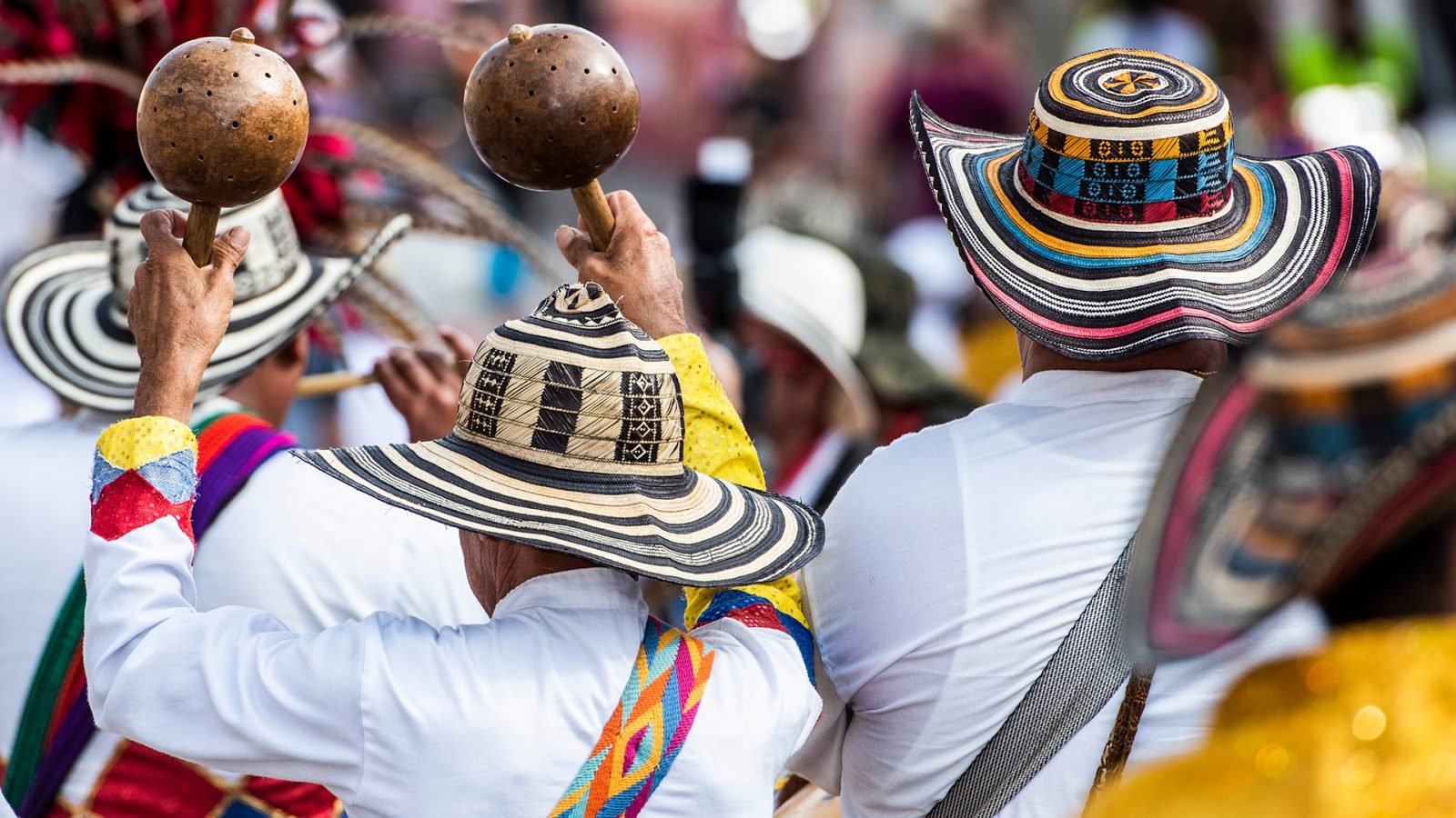 Mężczyźni grający Vallenato