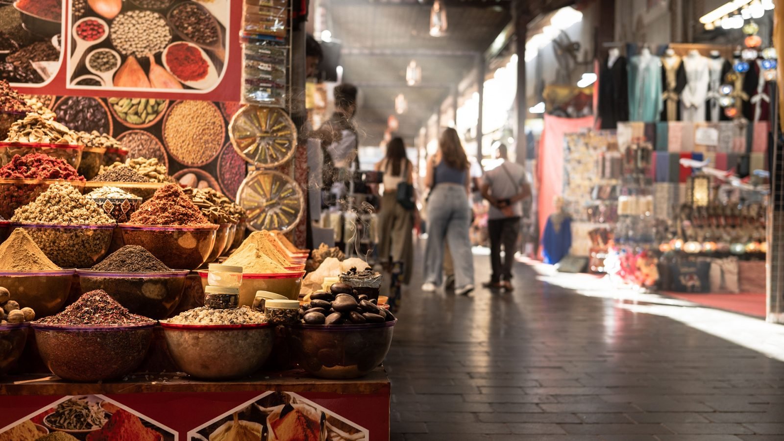 Zdjęcie z targów Dubai Souk

