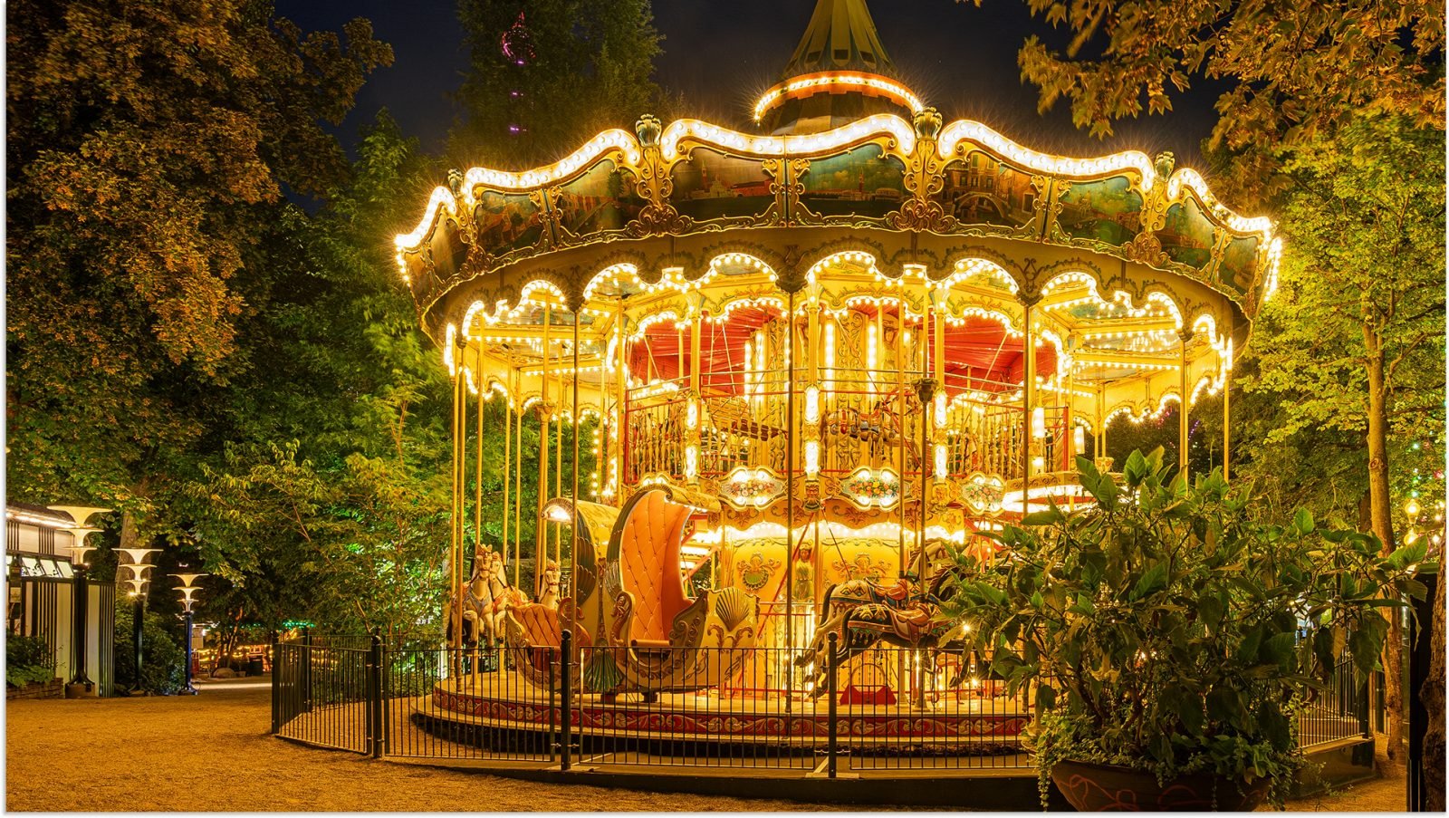 Karuzela w Tivoli Gardens