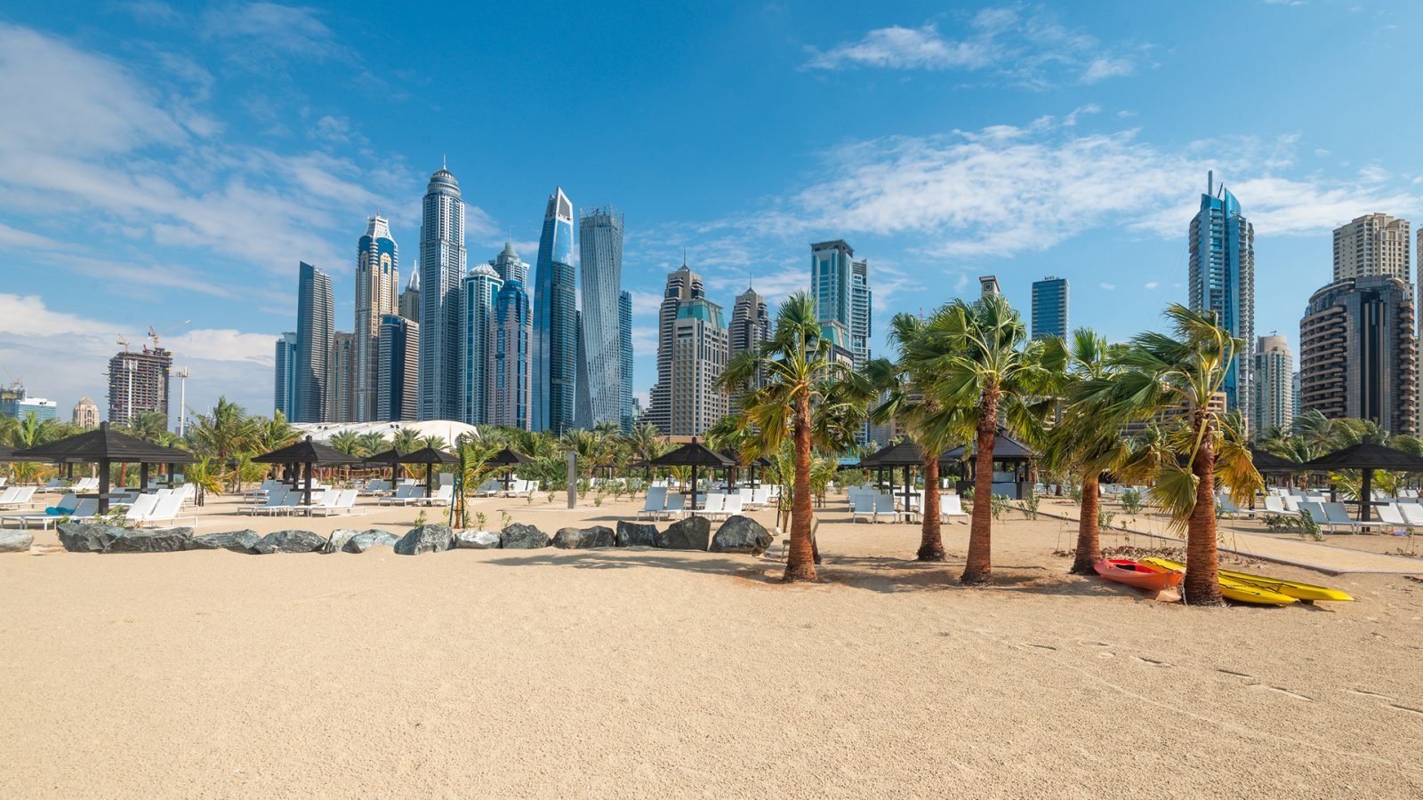 Plaża na Palm Jumeirah