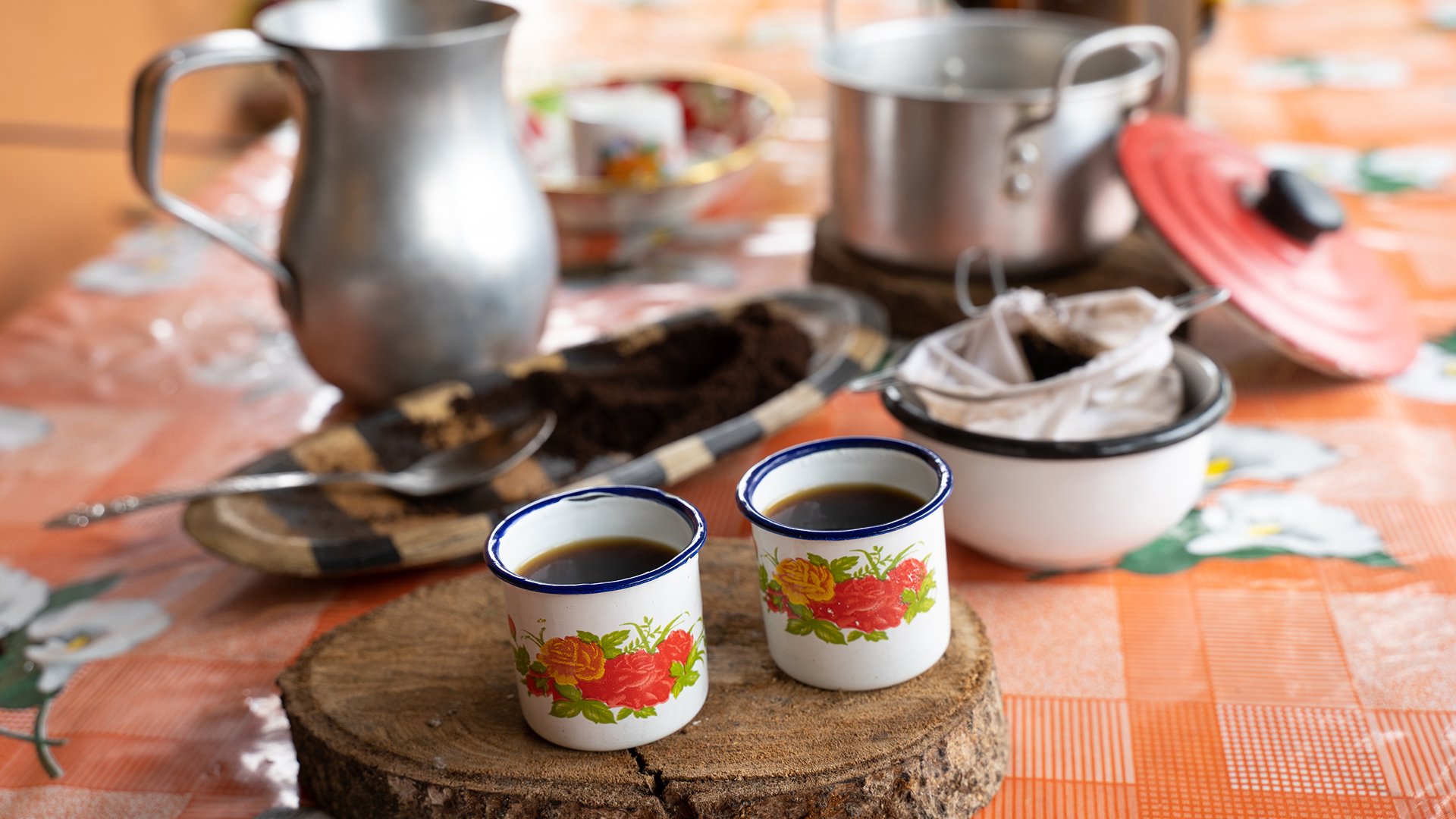 degustacja kolumbijskiej kawy