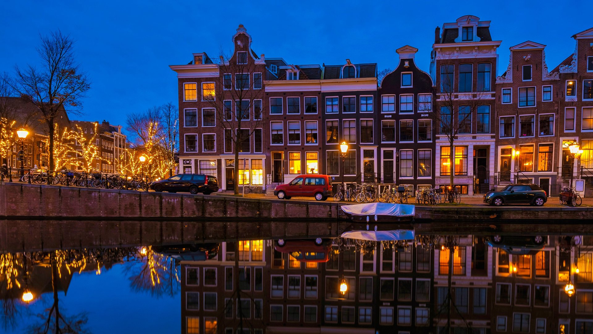 amsterdam zimą