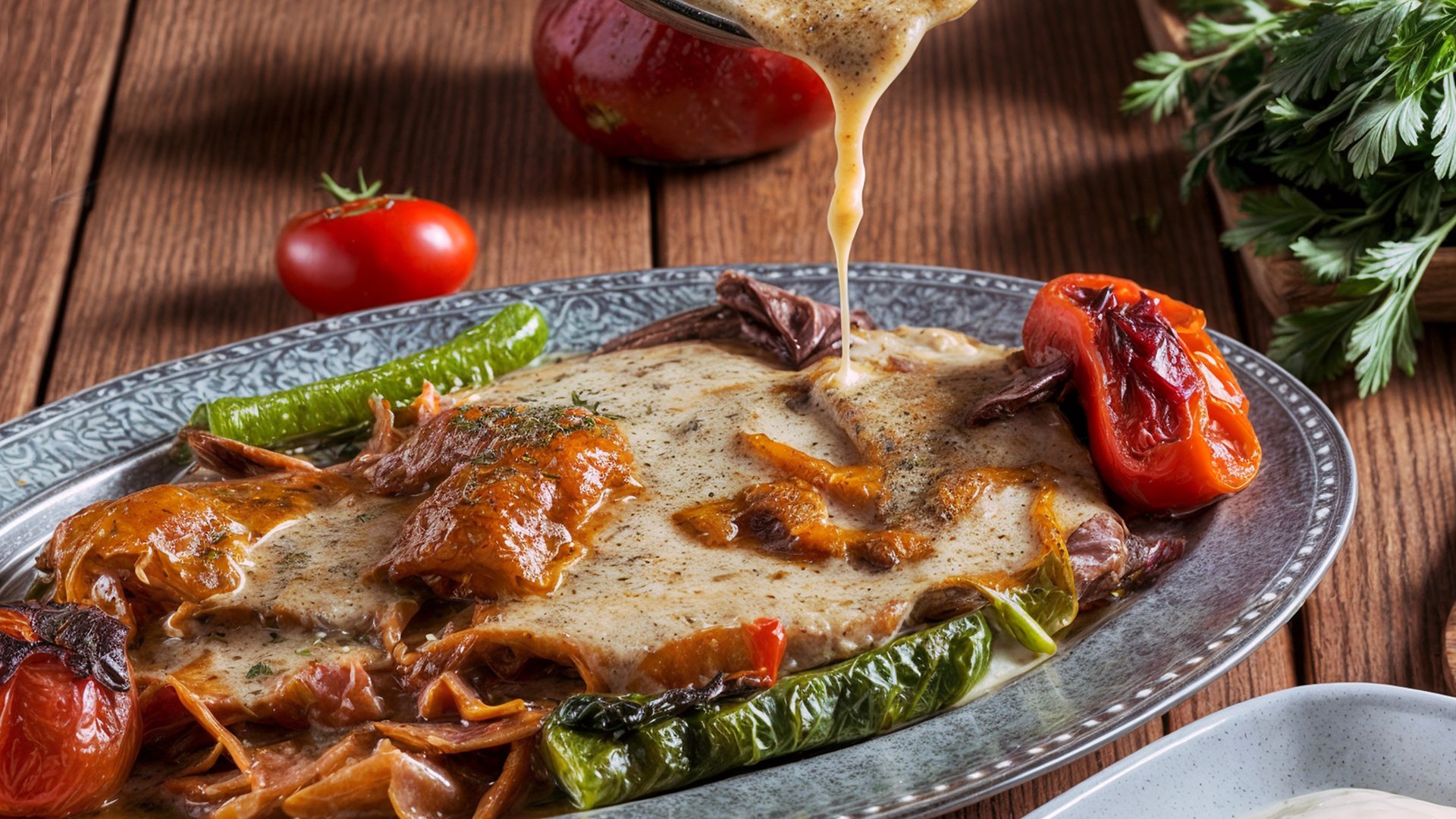 Iskender kebab 