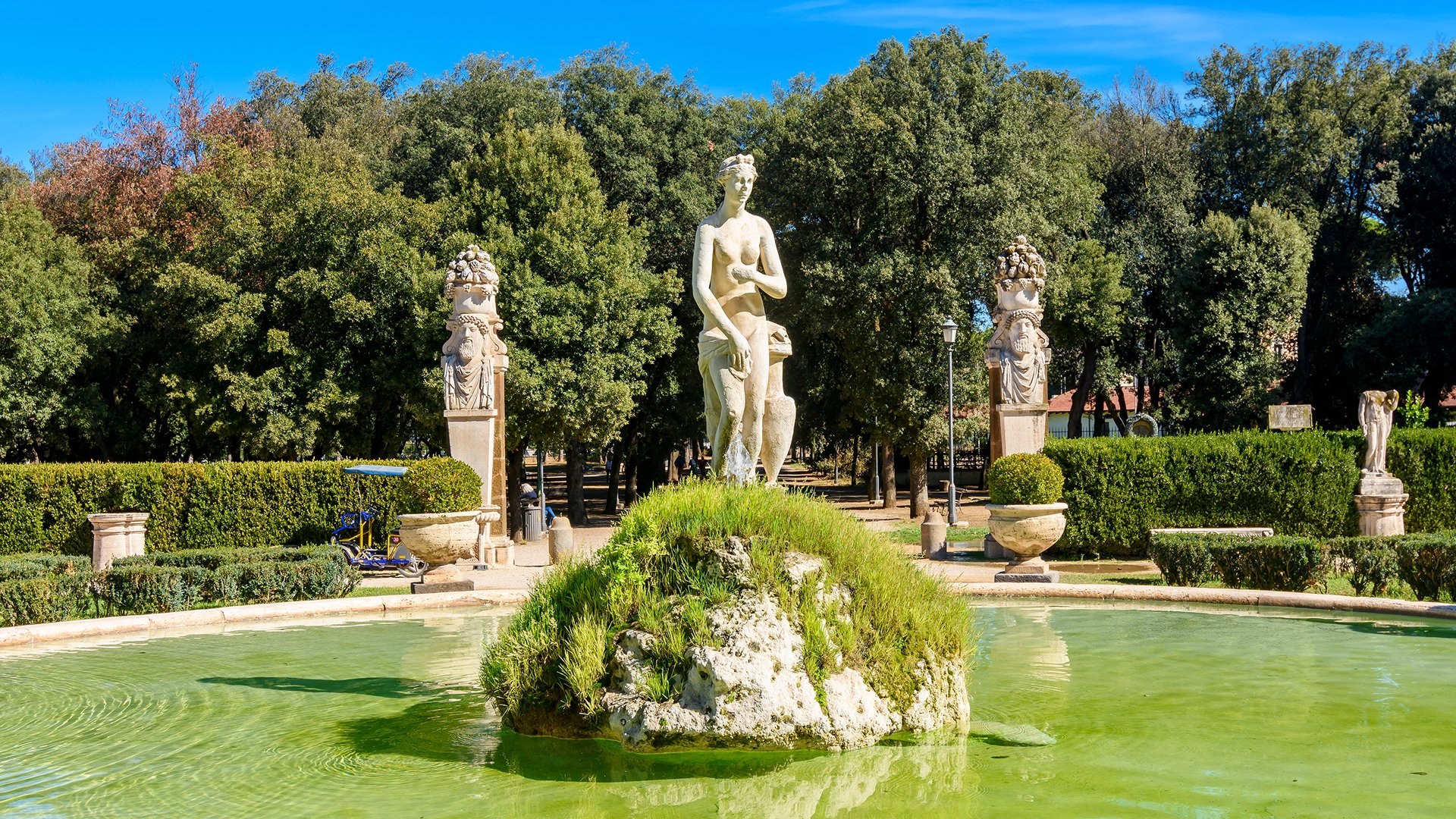 ogród galerii borghese