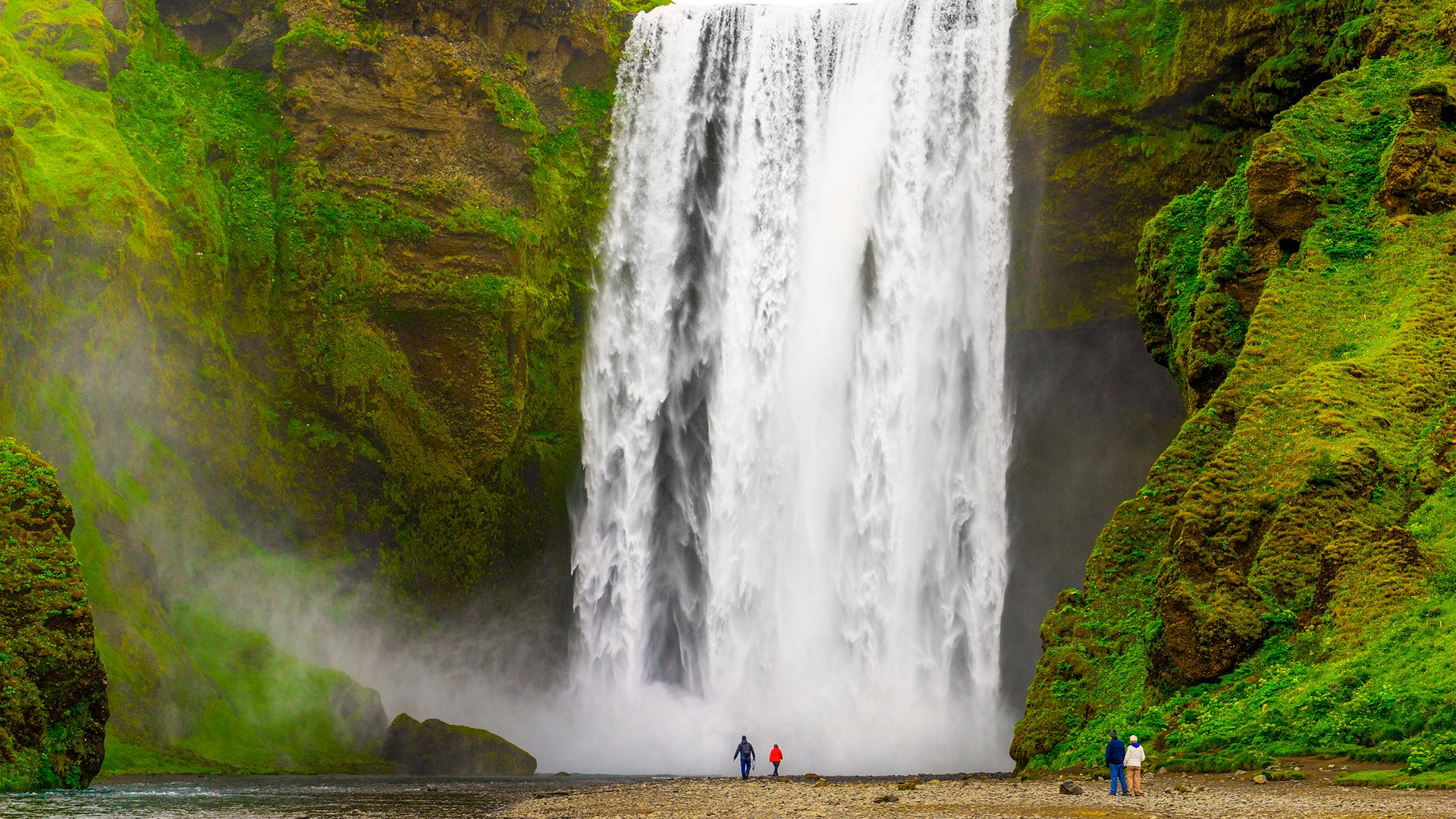 Wodospad na Islandii 