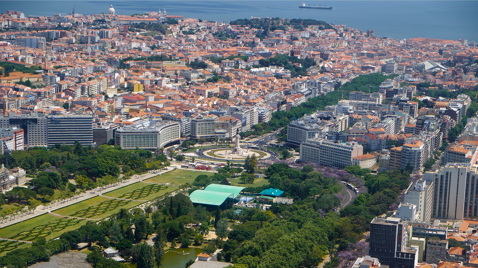 Lizbona z lotu ptaka