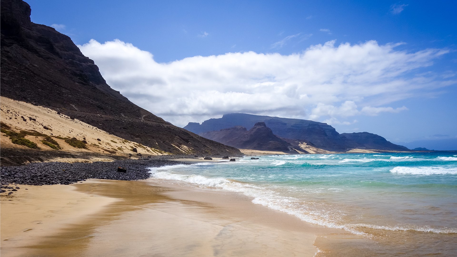 Plaża na Cabo Verde