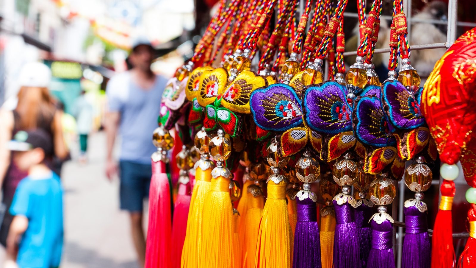Piękne pamiątki w Chinatown w Singapurze