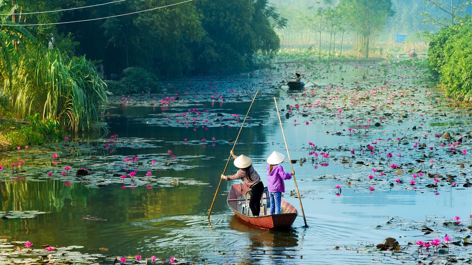 Rejs łodzią po rzece Huong