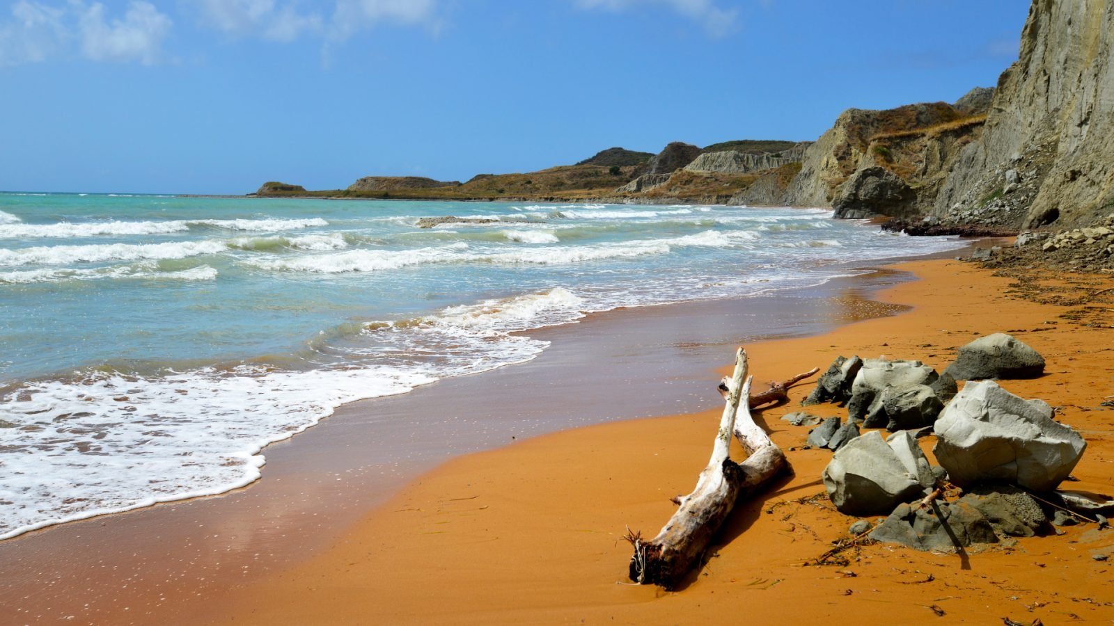 Grecka plaża Xi - Kefalonia 