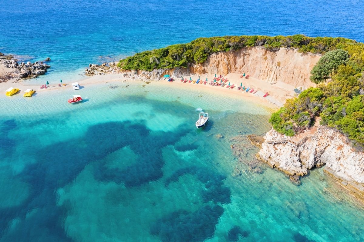 Ksamil Beach in Albania