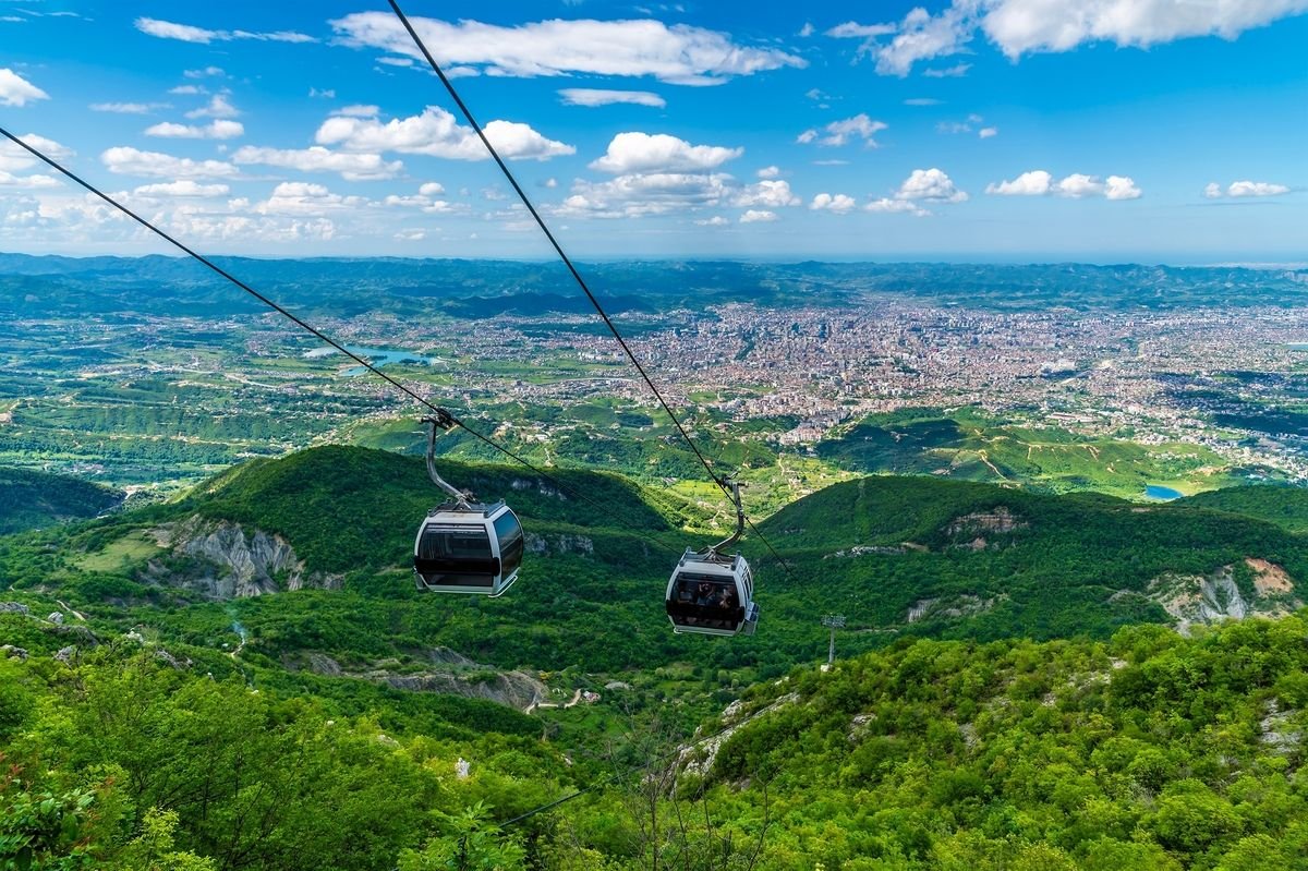 In Tirana, the highlight is the cable car ride.