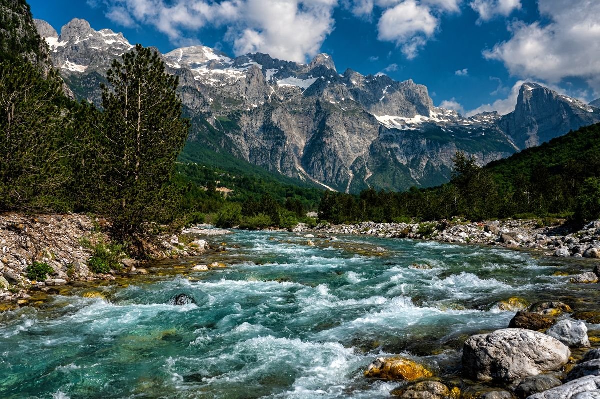 the Valbona Valley is in northern Albania