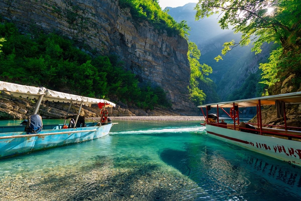 Cruise on Lake Koman in Albania