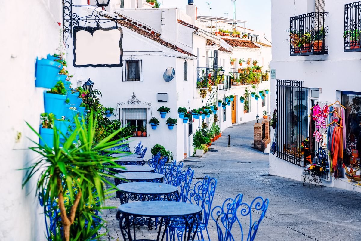 A white town in Andalusia, Spain