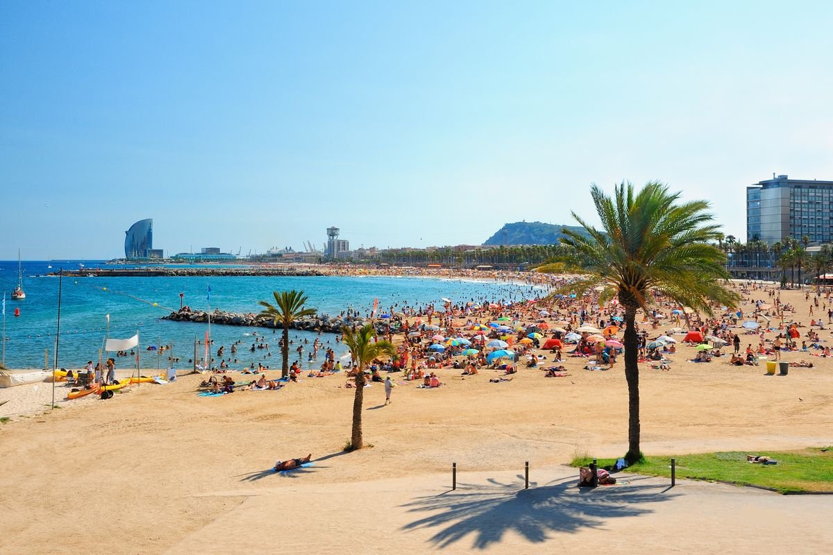 beach in Barcelona