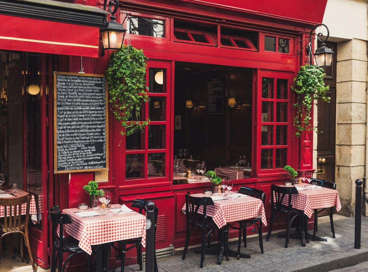 A café during a city break in Paris
