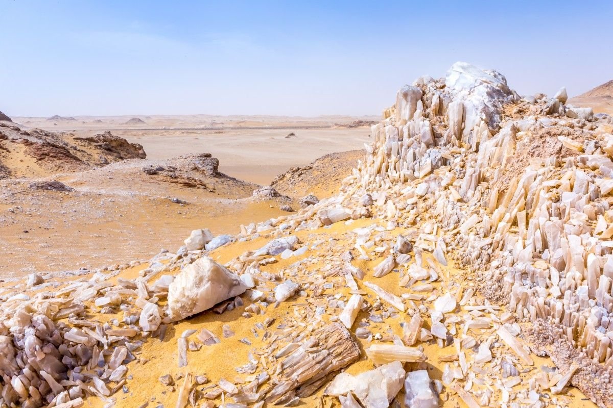 Biała Pustynia w Egipcie (Sahara el Beida)