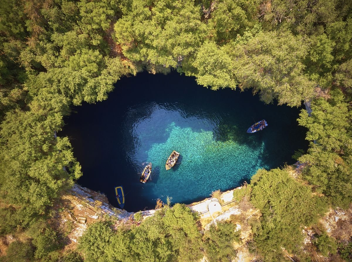 jaskinia Melissani na Kefalonii