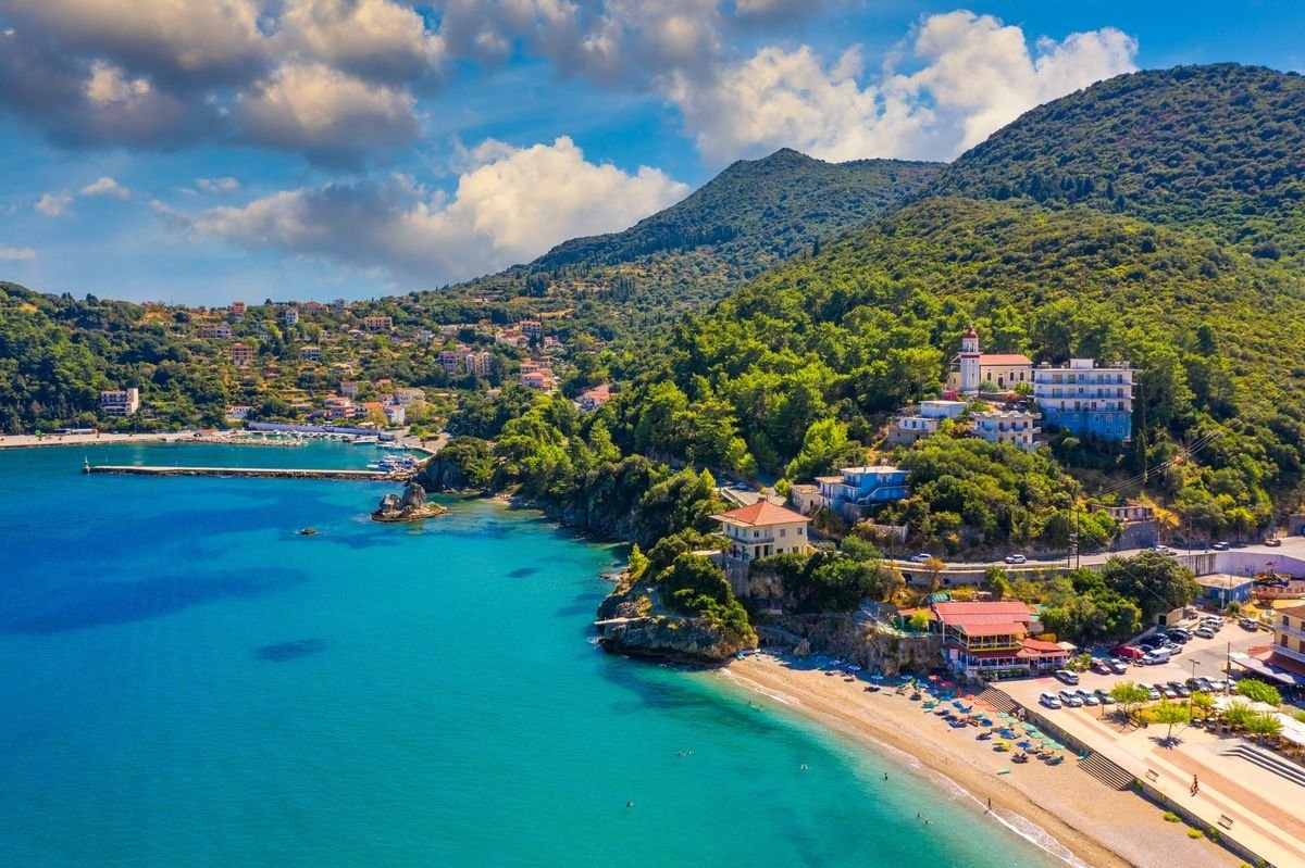 plaża w Poros w Kefalonii w Grecji