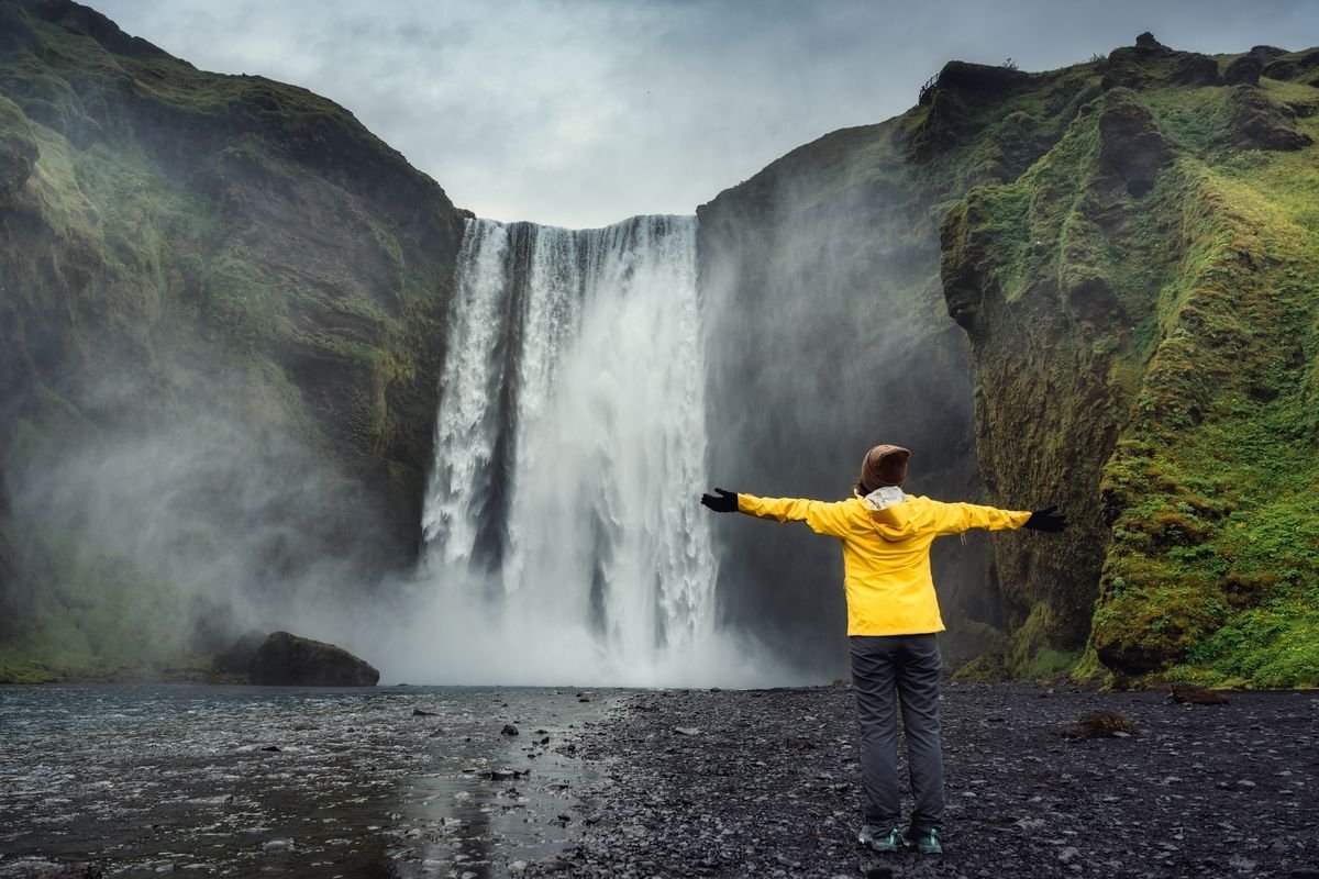 Waterfall in Iceland