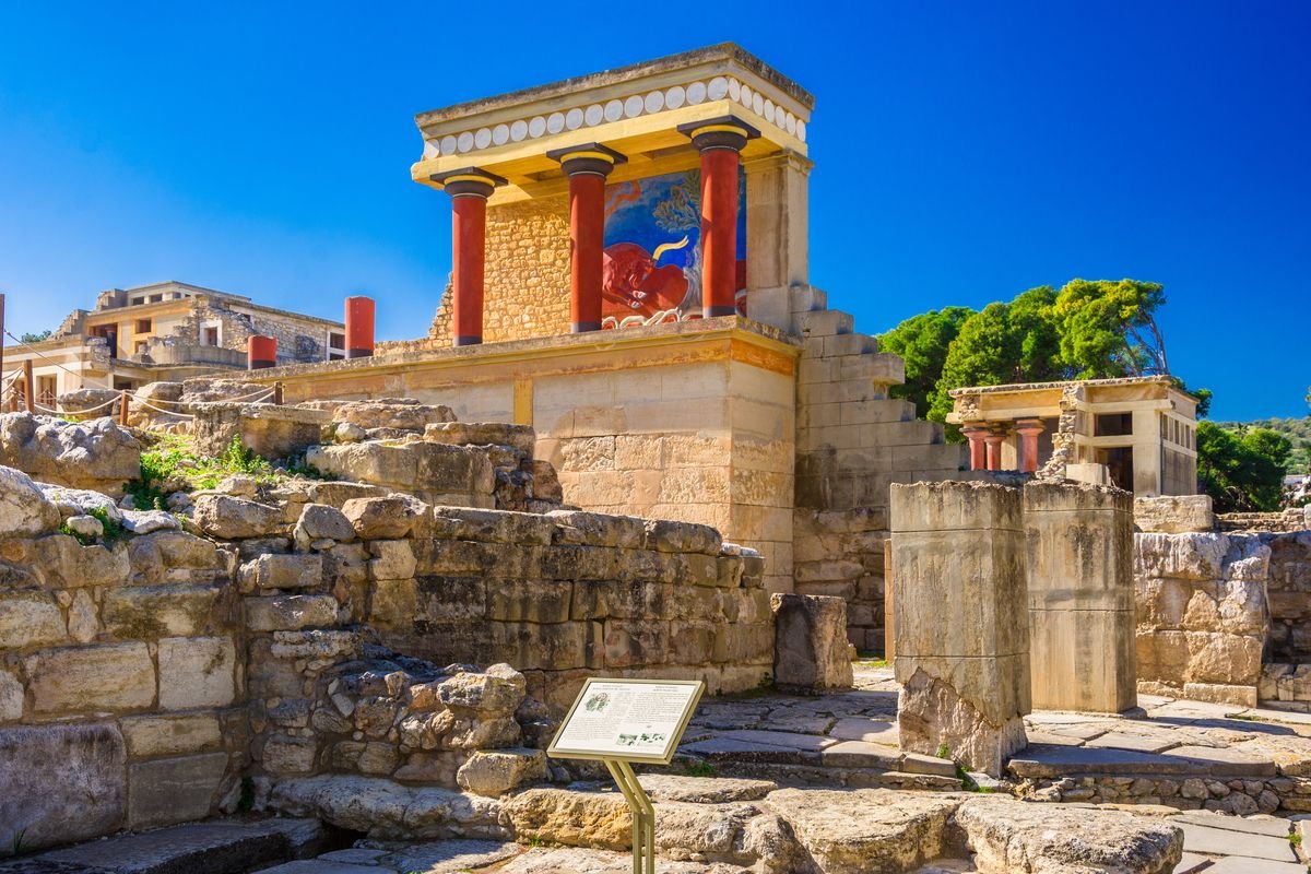 Pałac Knossos na Krecie w Grecji