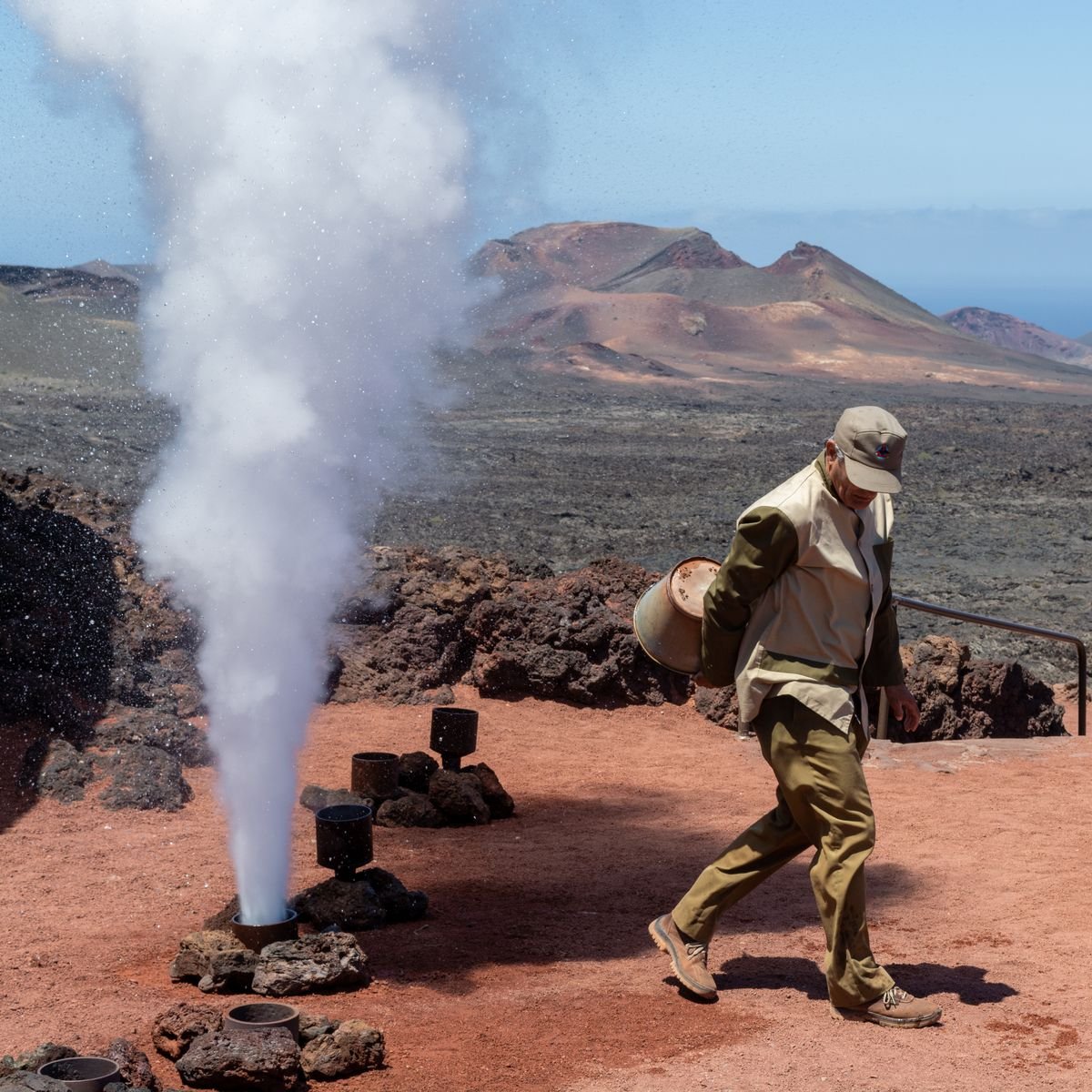 Geothermal demonstration in Timanfaya