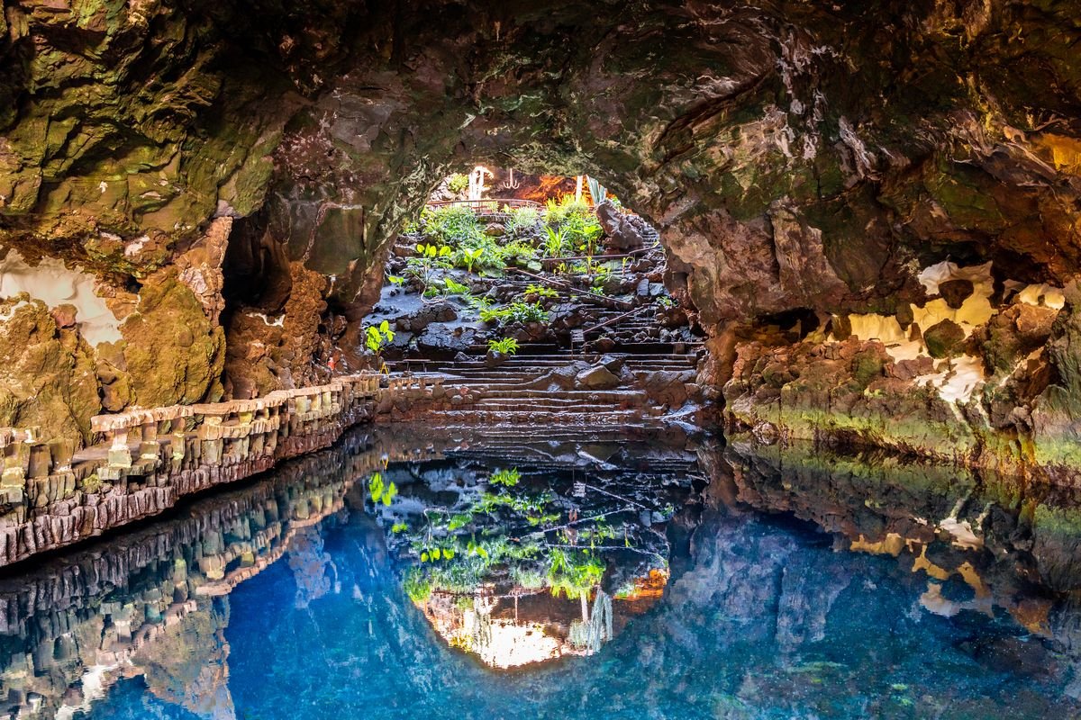Cave Jameos del Agua on Lanzarote