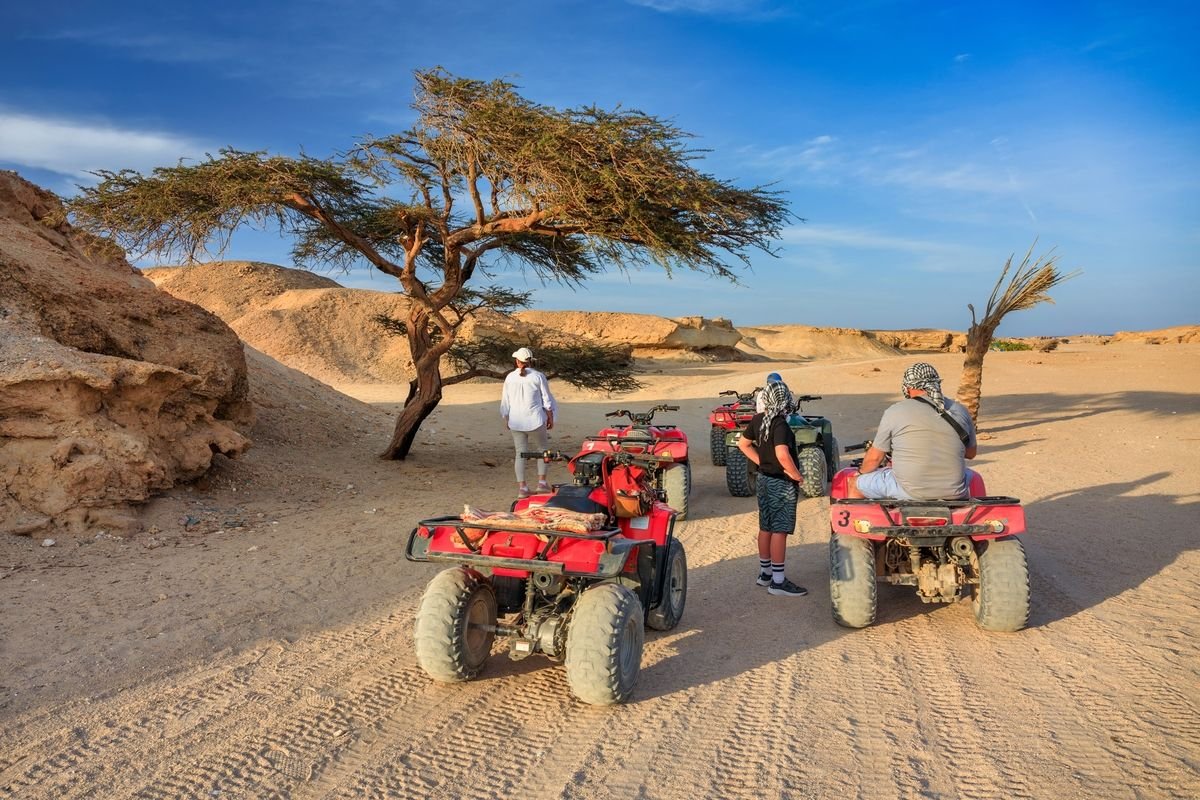 Desert quad bike safari in Marsa Alam