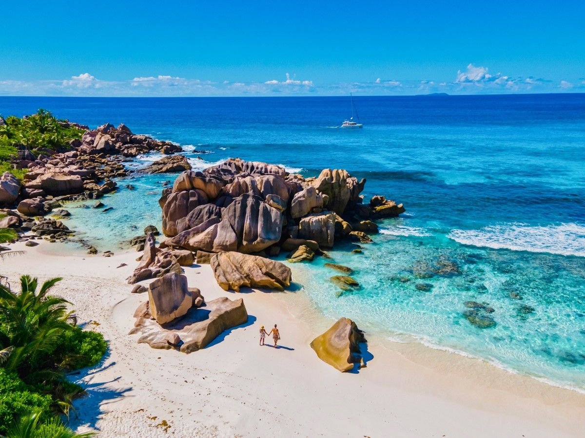 Plaża Anse Source d'Argent - wyspa La Digue, Seszele