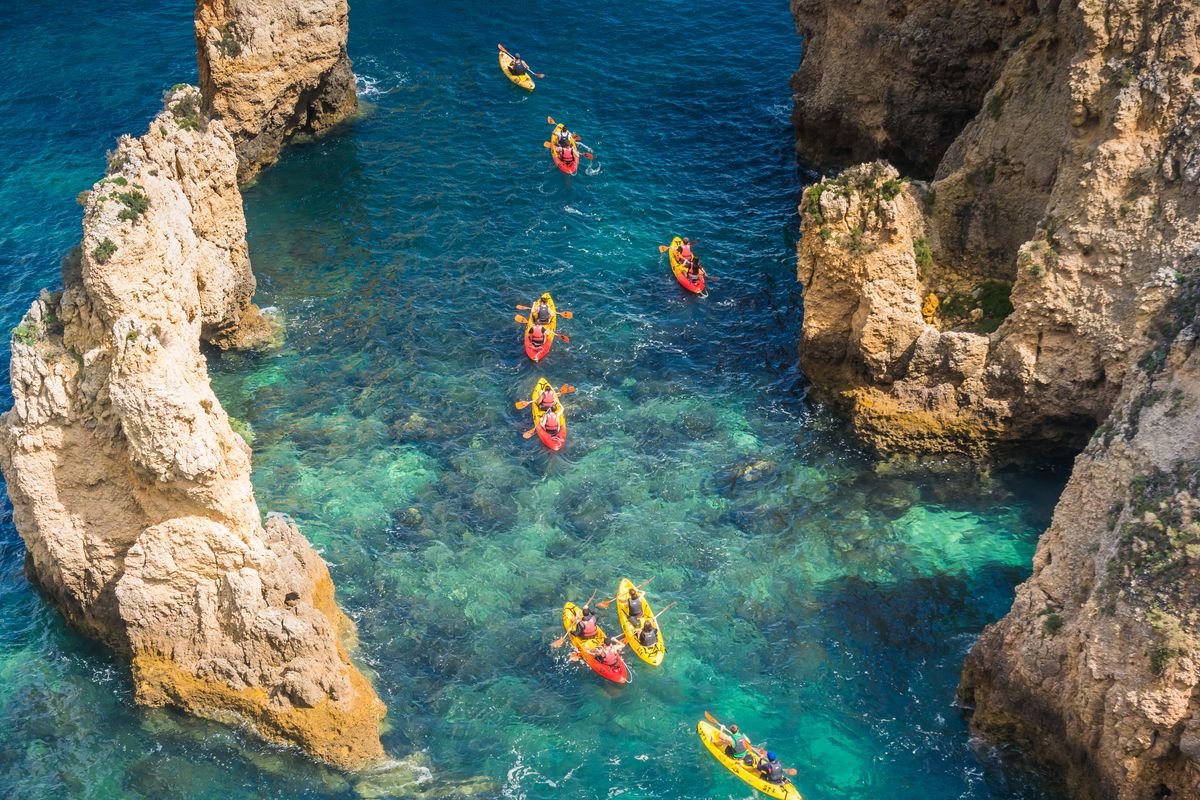 Kayaking in the Algarve
